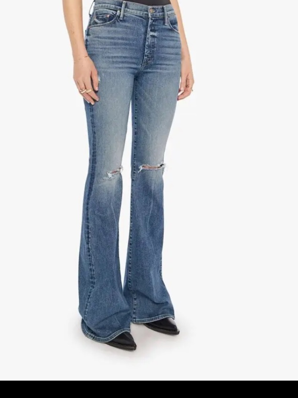 Nwt mother jeans the super cruiser , going on circles . Price is firm !